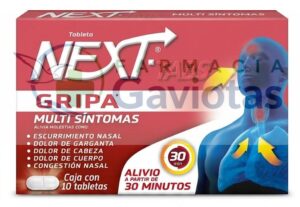 NEXT Antigripal - Caja con 10 tabletas
